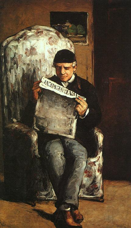 Paul Cezanne The Artist's Father France oil painting art